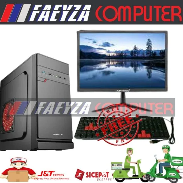 PC Rakitan FULLSET Office | Intel Core i5 3470 | 8GB | SSD | LED 19 | Fullshet